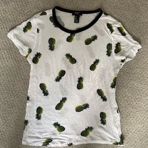 forever 21 pineapple tshirt!